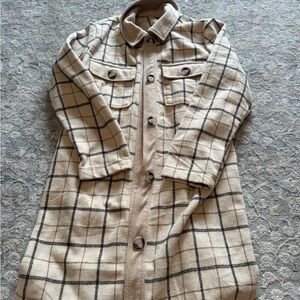 Thick Plaid Button-Up